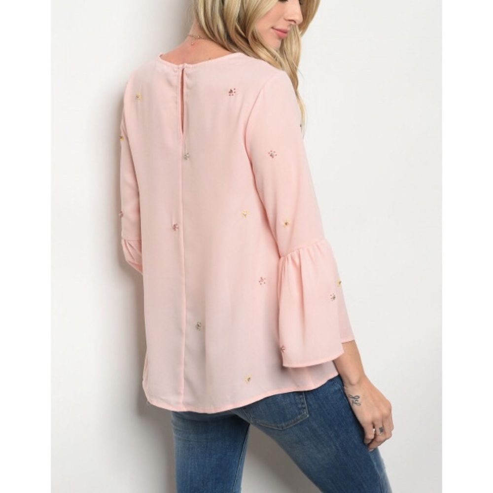Pink babydoll blouse - Picture 2 of 2
